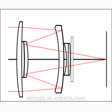 Optical mirror lens led street light lens